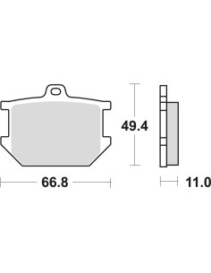 BROMSBELÄGG LMP107ST