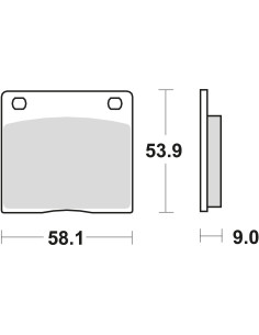 BROMSBELÄGG LMP112ST