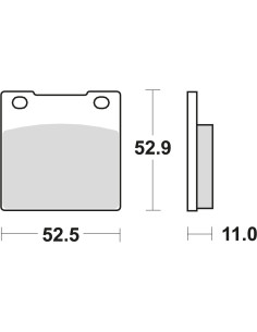BROMSBELÄGG LMP126ST