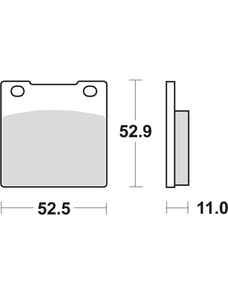 BROMSBELÄGG LMP126ST