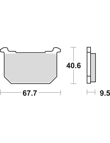 BROMSBELÄGG LMP140ST