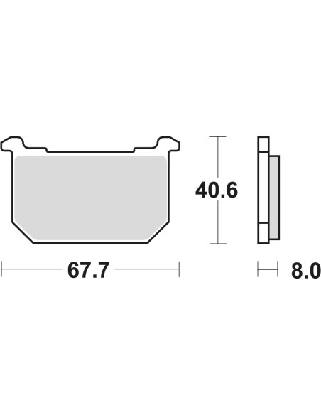 BROMSBELÄGG LMP139ST