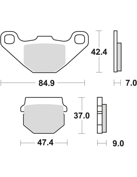 BROMSBELÄGG LMP144ST