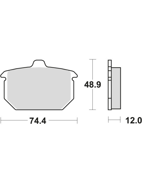 BROMSBELÄGG LMP149ST HARLEY DAVIDSO