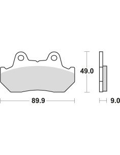 BROMSBELÄGG LMP172ST