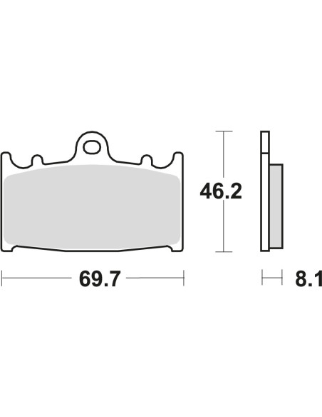 BROMSBELÄGG LMP231ST