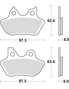 BROMSBELÄGG LMP426ST