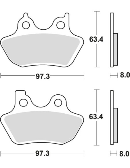 BROMSBELÄGG LMP426ST