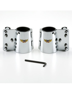 CHROME KIT COVERED FORKS VT750 ACE