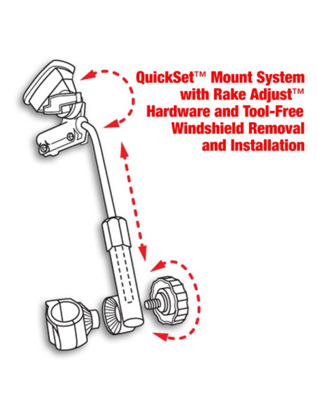 WS DEFLECTOR SCR CLEAR31mm Q-CLAMP