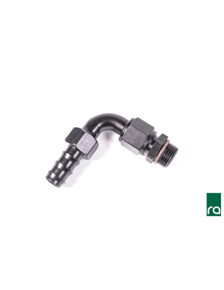 AN10 ORB till Pushlok Slangkoppling, 90, 15,8mm AN10 ORB till Pushlok Slangkoppling, 90, 15,8mm