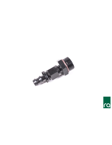 AN10 ORB till Pushlok Slangkoppling, Rak, 9,5mm