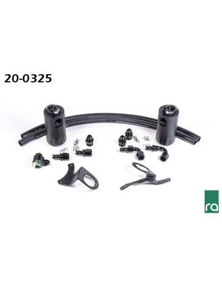 Vevhusventilation Kit, 2 Tankar, 2015-17 MUSTANG GT