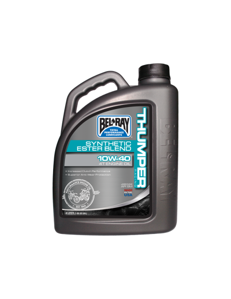 BEL-RAY THUMPER 4 RACING 10W-40 4L BEL-RAY THUMPER 4 RACING 10W-40 4L