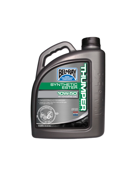 BEL-RAY THUMPER 4 WORKS R 10W-50 4L BEL-RAY THUMPER 4 WORKS R 10W-50 4L
