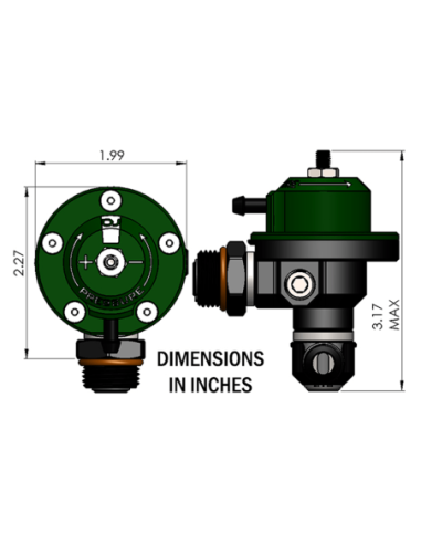 DMR, Bränsletrycksregulator, Direktmonterad