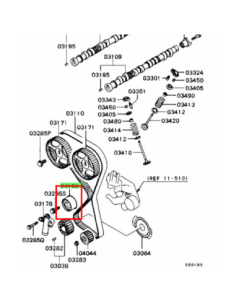 Spännhjul Kamrem EVO 7/8/9