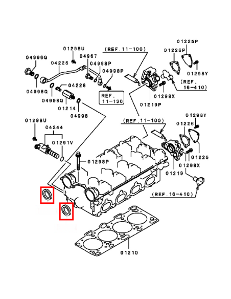 Packbox, Kamaxel Insug/Avgas EVO 3/4/5/6/7/8/9, 35x50x8