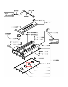 Packning, Ventilkåpa Inre / Tändstift EVO 9