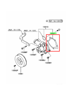 Packning, Vattenpump EVO 8/9