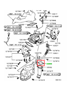 Packning, Turbo Kompressor utlopp EVO 5/6/7/8/9/10