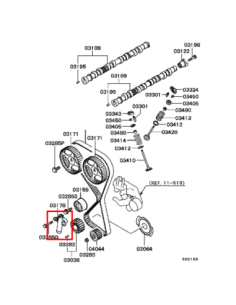Spännare Kamrem EVO 8/9