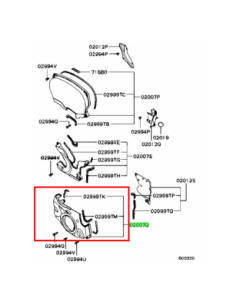Bröstkåpa Nedre EVO 4/5/6/7/8