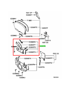 Bröstkåpa Mittendel EVO 5/6/7/8