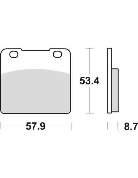 BROMSBELÄGG LMP177ST