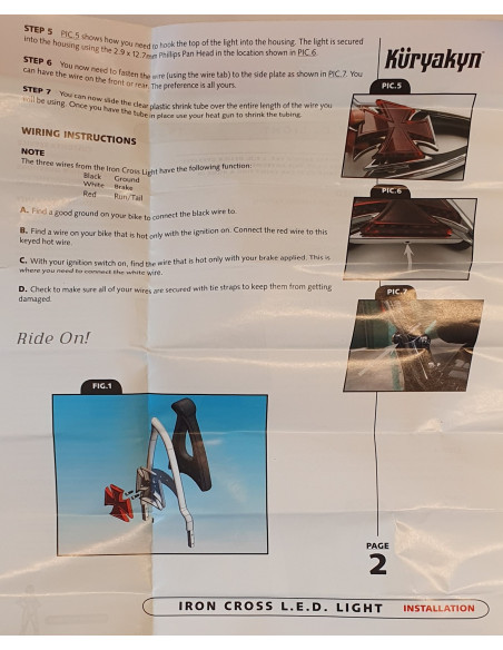 IRON CROSS L.E.D. LIGHT     *B*