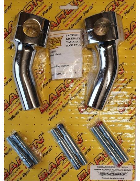 UNIVERSAL MOUNT KICKBACK RISERS B