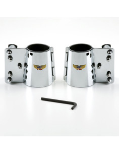 CHROME KIT COVERED FORKS VT750 ACE