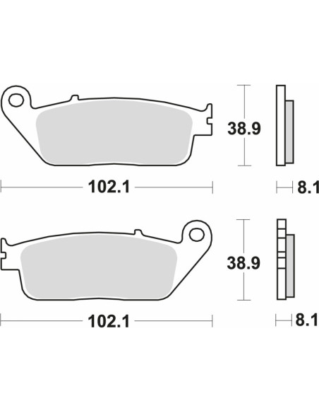 BROMSBELÄGG LMP227ST