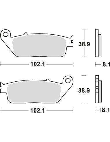 BROMSBELÄGG LMP227ST