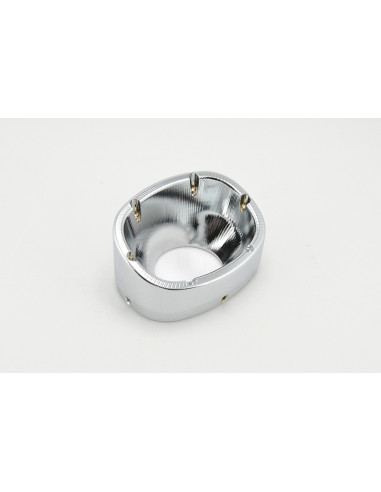 END CAP MONSTER-OVAL CHROME