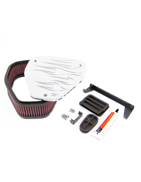 KN FILTER VTX1800 01-07 FLAMED