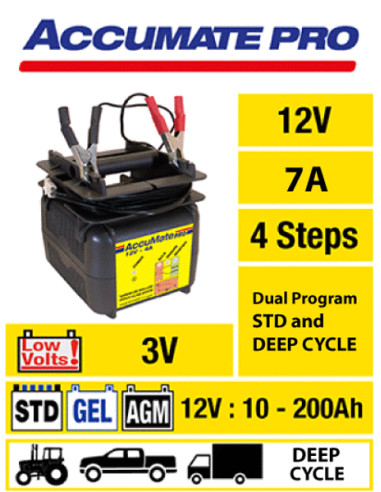 ACCUMATE PRO LADDARE 12V-7A-S