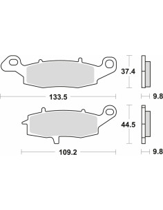 BROMSBELÄGG LMP520SR