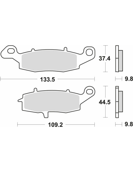BROMSBELÄGG LMP520SR
