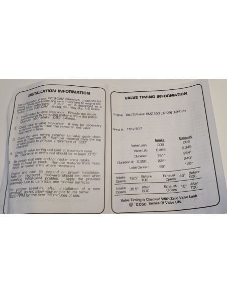 KAMAXLAR RMZ250 07-09 151i617 HWB