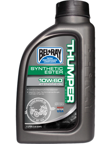 BEL-RAY THUMPER 4 WORKS R 10W-60 1L BEL-RAY THUMPER 4 WORKS R 10W-60 1L