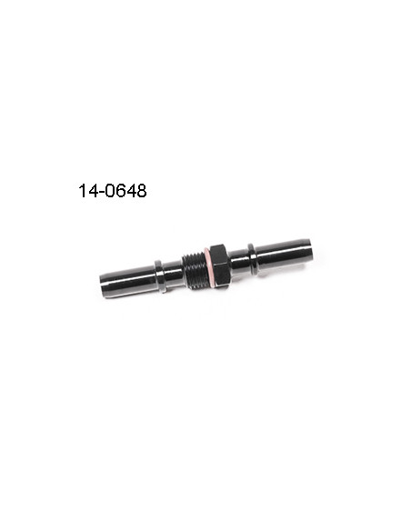 6AN ORB BULKHEAD, 10MM SAE MALE 