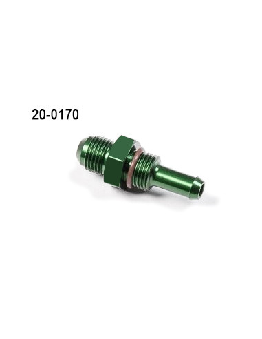 6AN ORB with 8.5mm Barb to 6AN Male