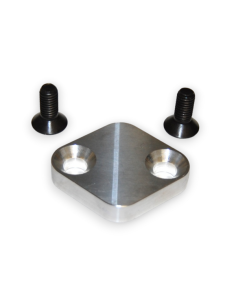 Billet EGR Delete Kit Silver