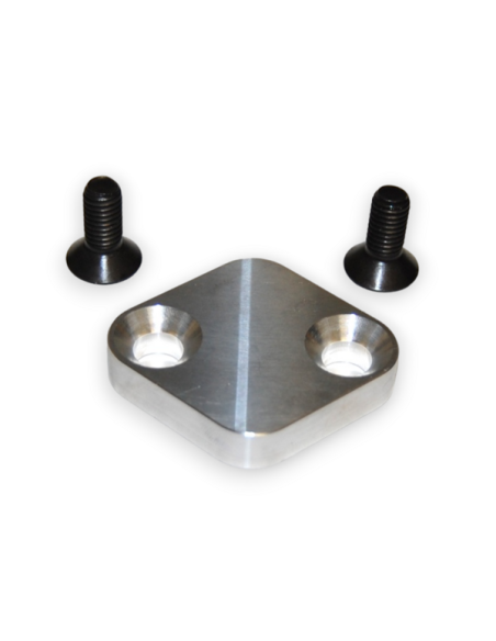 Billet EGR Delete Kit Silver