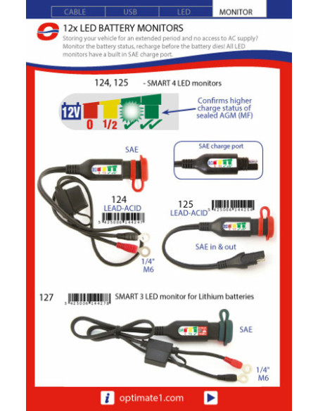 SAE BATTERI LADDNINGS FLASH INDIKAT