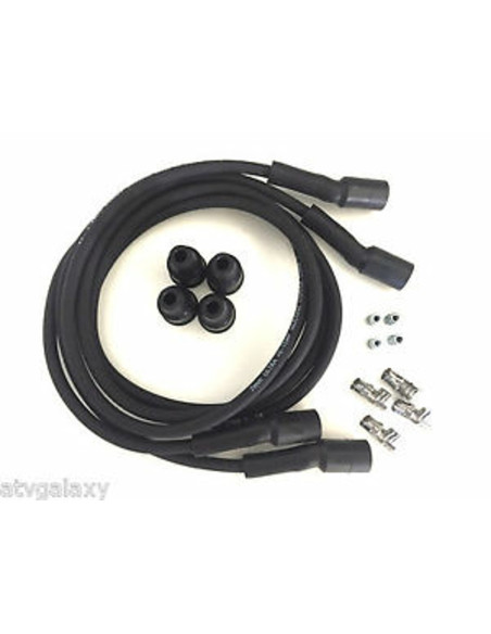 DYNA TÄNDKABEL SET 7MM KOPPAR SVART