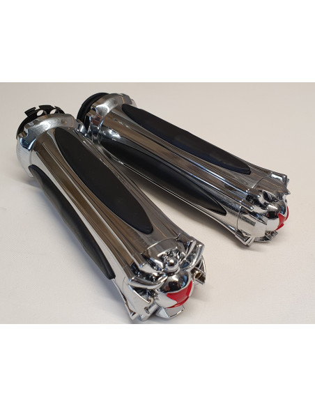 WIDOW GRIPS W/O BOSS,82-UP CABLE