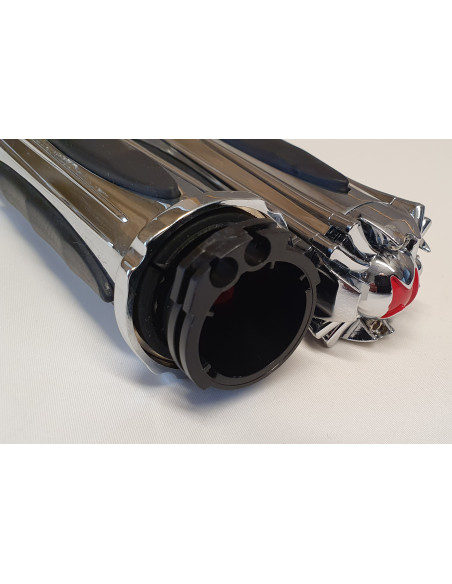 WIDOW GRIPS W/O BOSS,82-UP CABLE