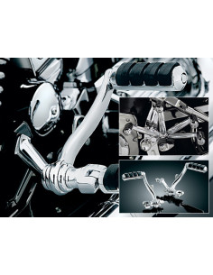 ADJUSTABLE PASSENGER PEGS DYNA